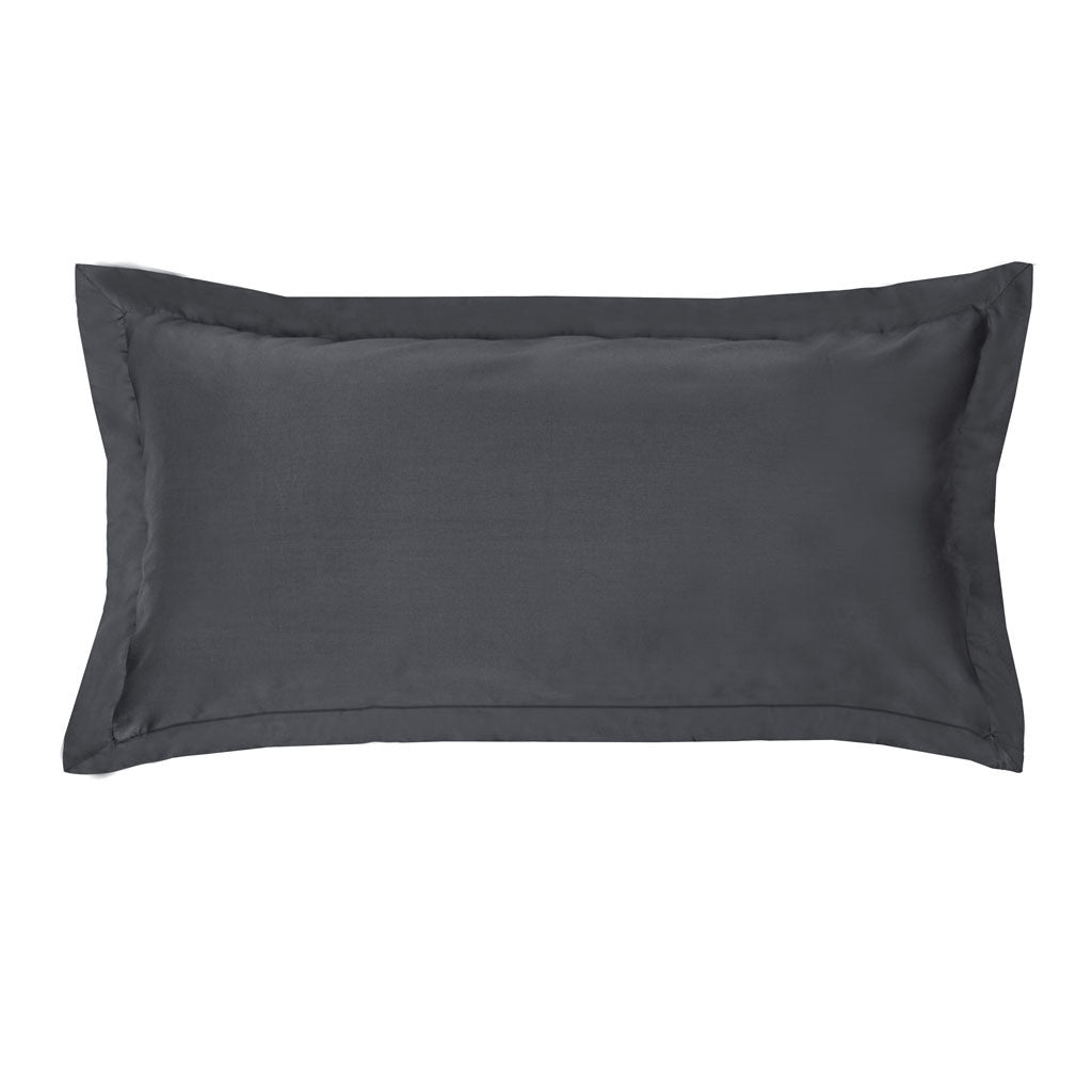 Peninsula Charcoal Grey Throw Pillow