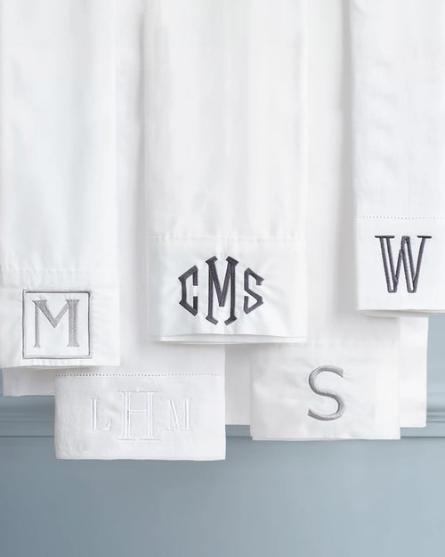 Monogrammed Sheets