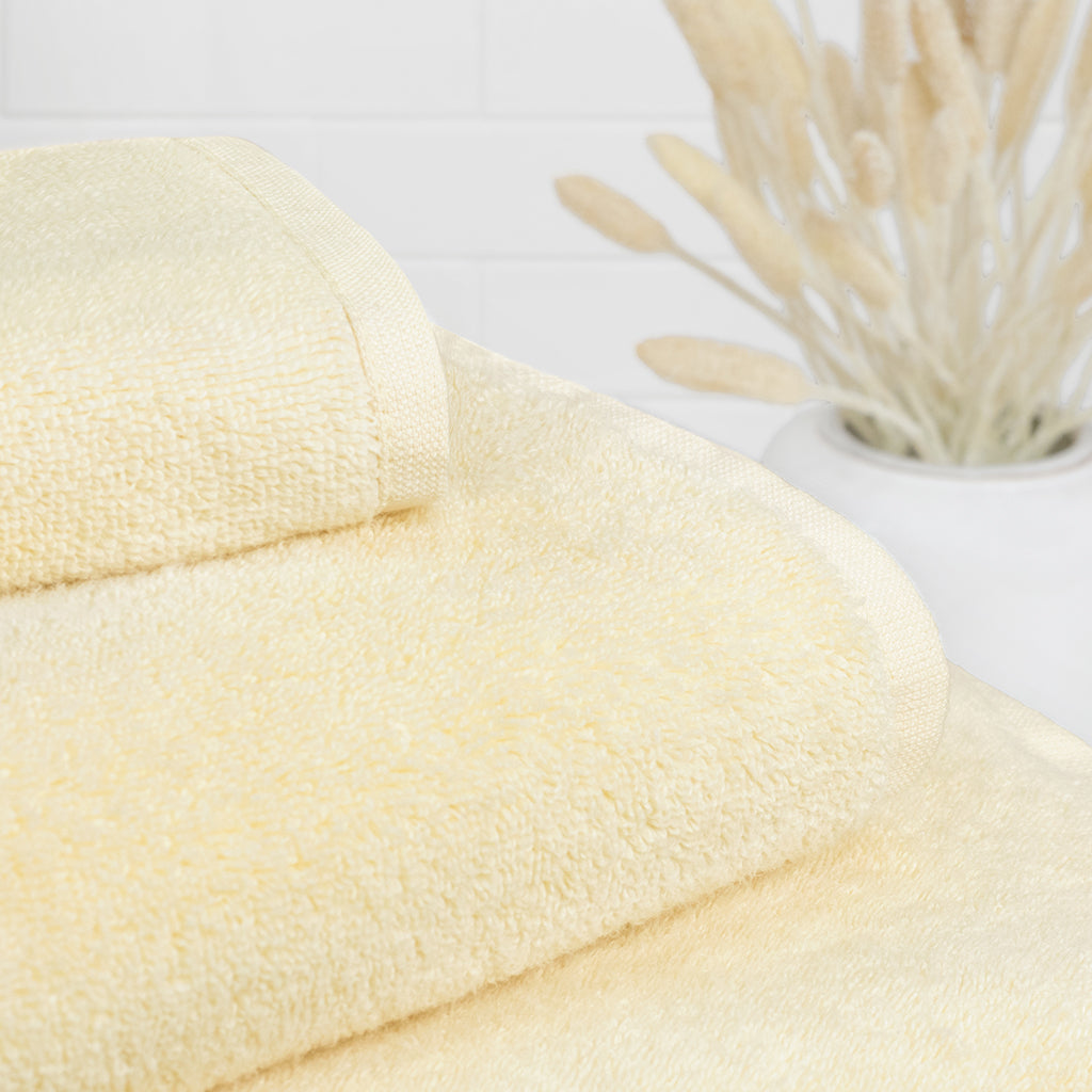 Plush Buttercup Yellow Hand Towel