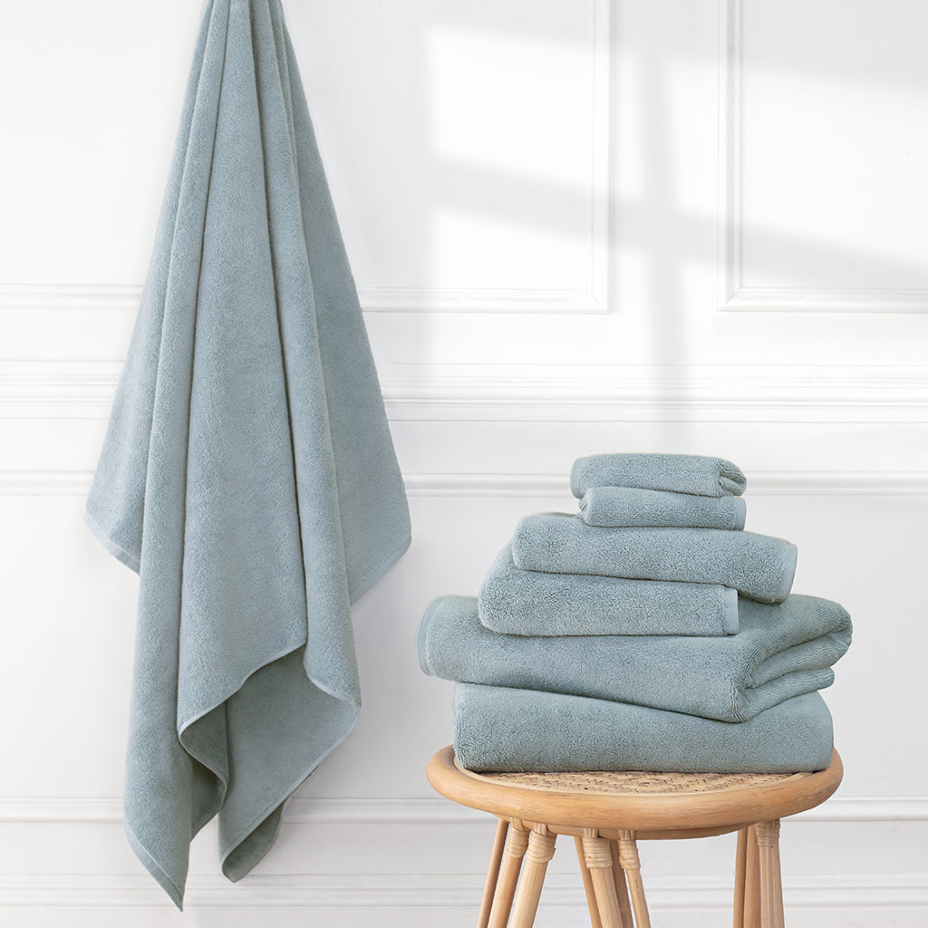 Spa blue bath towels sale