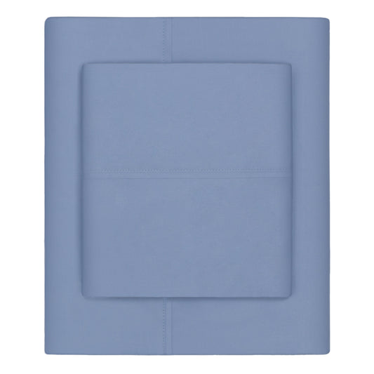 Coastal Blue 400 Thread Count Sheet Set (Fitted, Flat, & Pillow Cases)