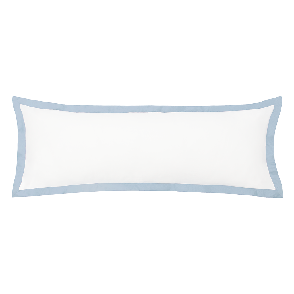 The Linden French Blue Extra Long Lumbar Throw Pillow