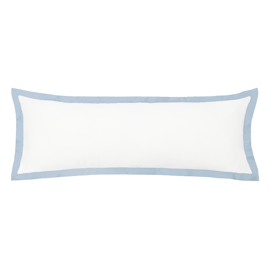 The Linden French Blue Extra Long Lumbar Throw Pillow