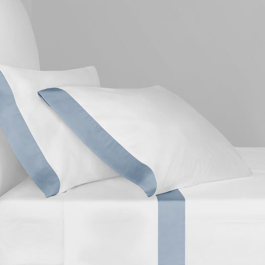 French Blue Border Flat Sheet