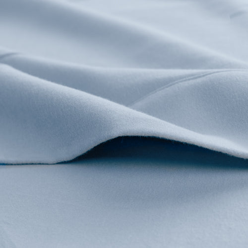 French Blue Flannel Flat Sheet