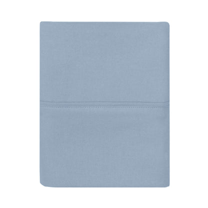 French Blue Flannel Pillowcase Pair