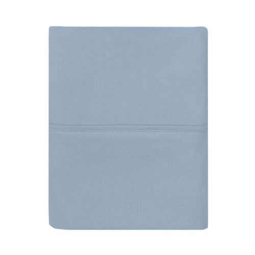 French Blue Flannel Pillowcase Pair