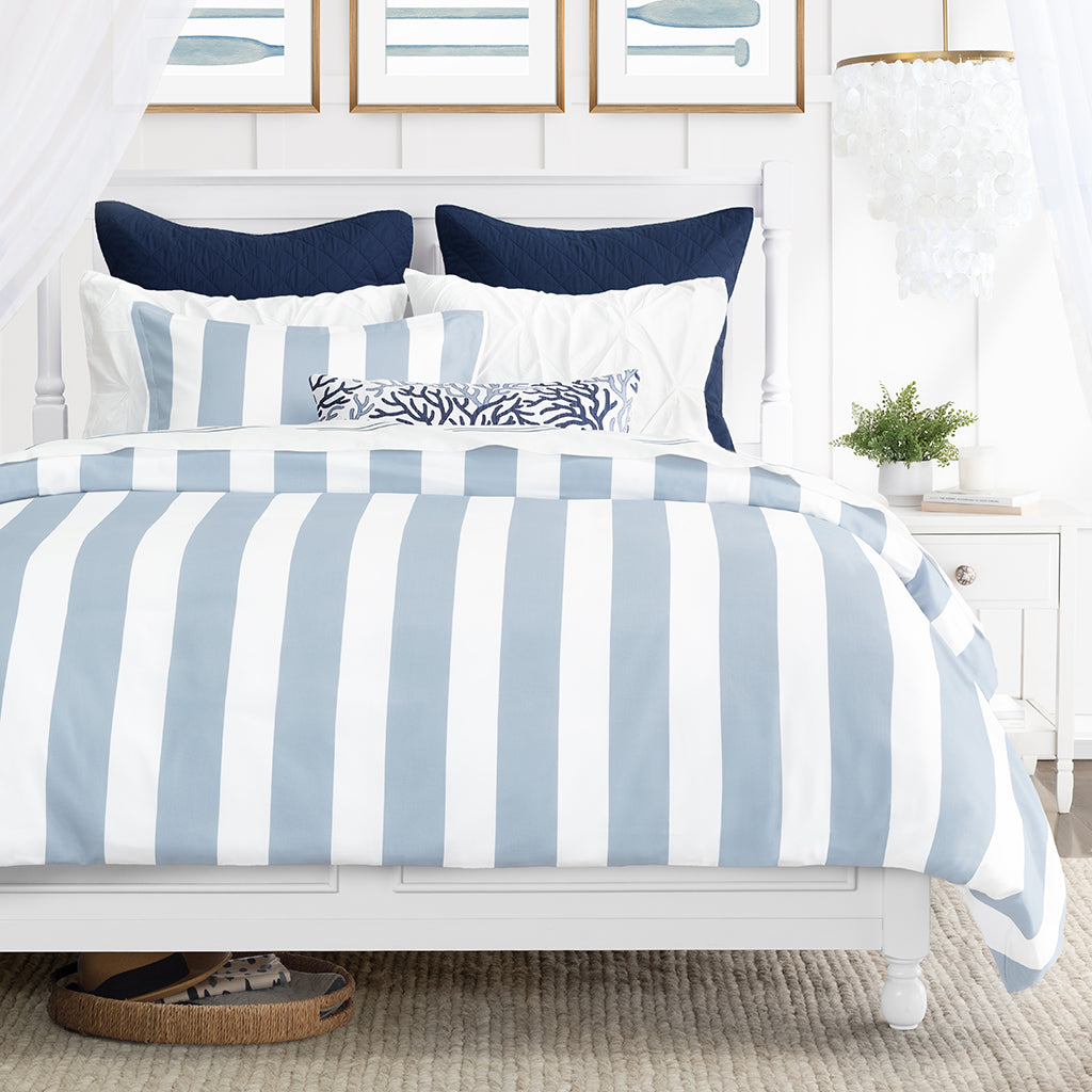 French Blue Harbor Sham Pair