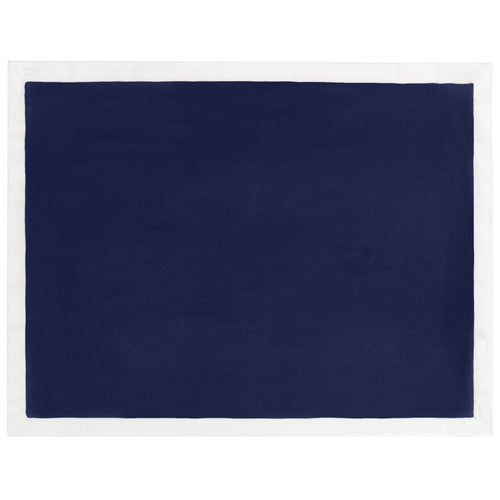 Navy Hudson Flannel Sham Pair