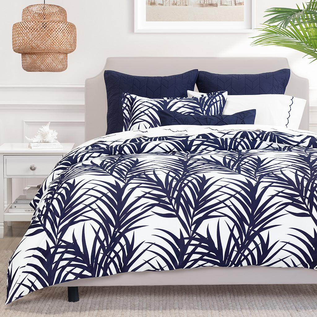 Navy Blue Laguna Sham Pair