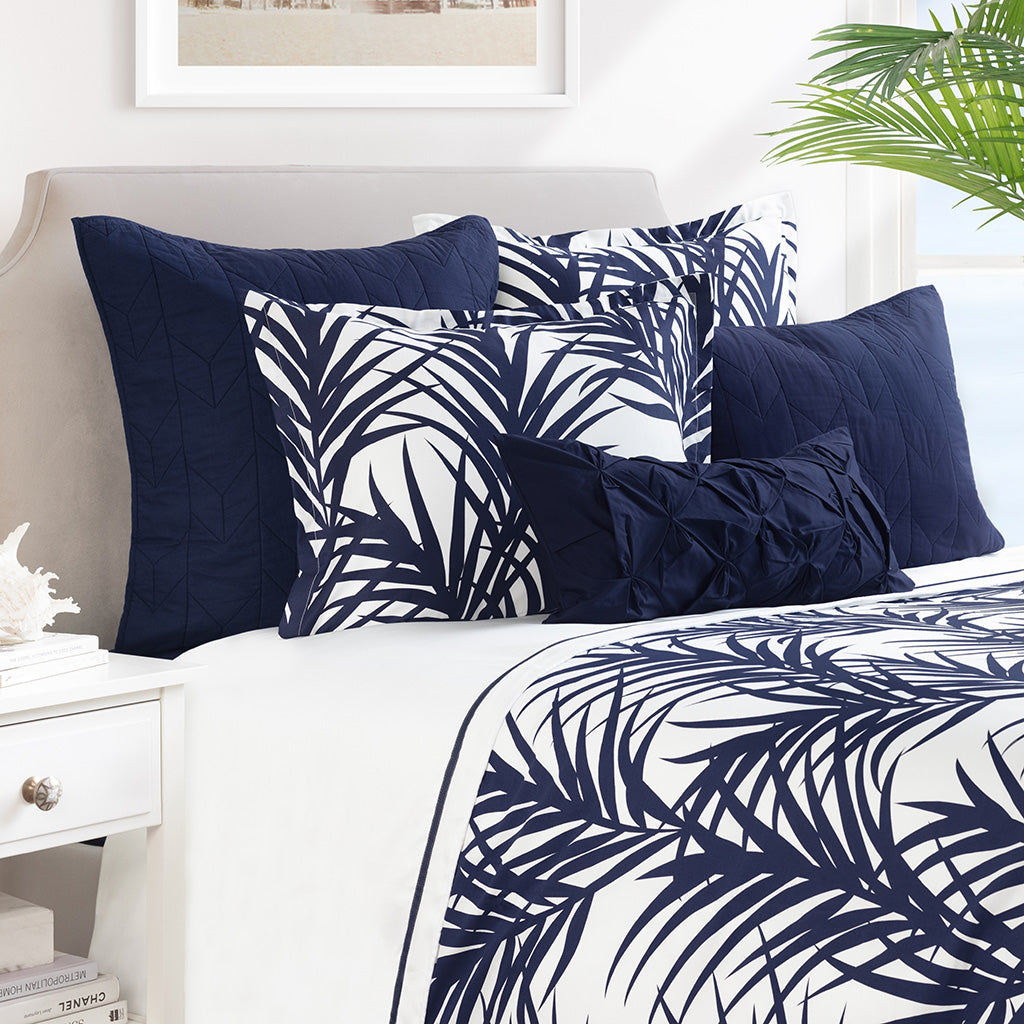 Navy Blue Laguna Euro Sham