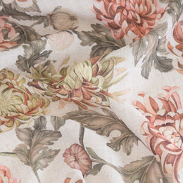 The Autumn Peony Shower Curtain