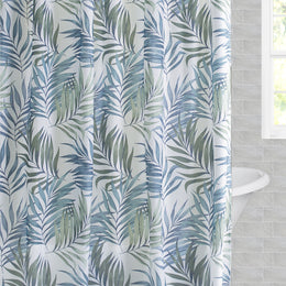 The Caribbean Palm Shower Curtain