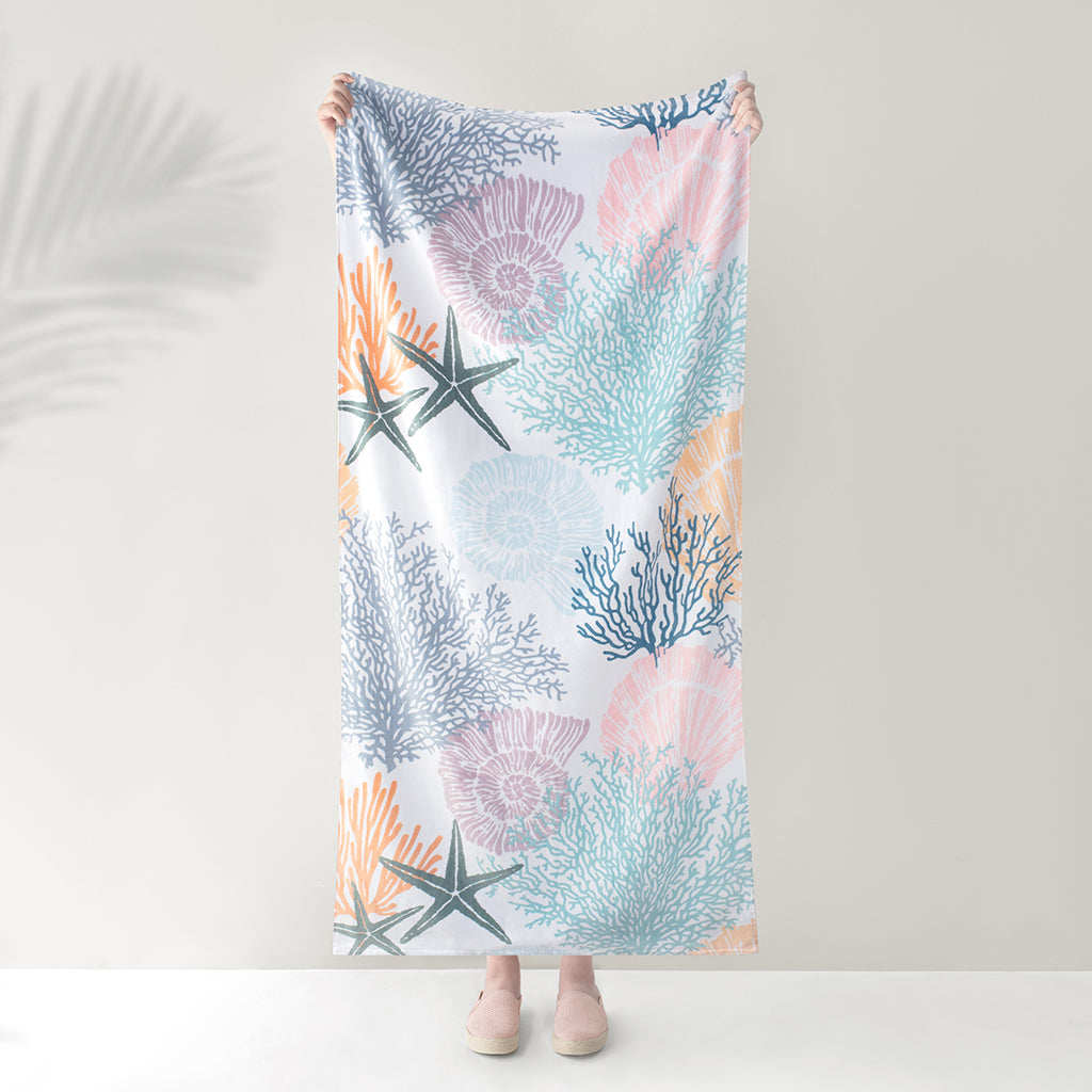 The Coastal Reef Beach Towel