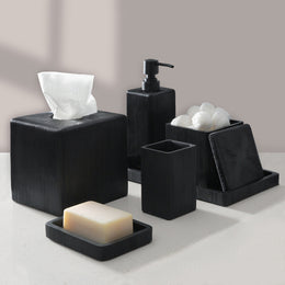 Onyx Lined Bath Accessories, Toothbrush Holder