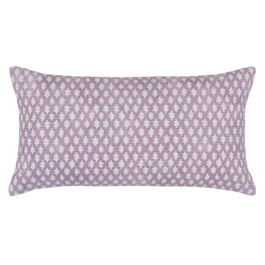 The Purple Sprig Throw Pillow