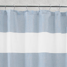 The Sea Stripes Shower Curtain