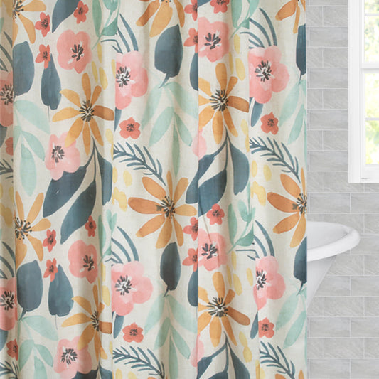 The Tropical Garden Shower Curtain