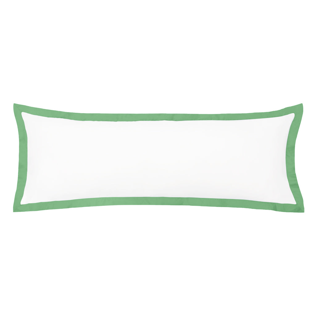 The Linden Green Extra Long Lumbar Throw Pillow