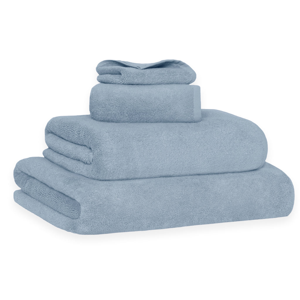 Plush Vista Blue Towel Essentials Bundle (2 Wash + 2 Hand + 2 Bath Towels)