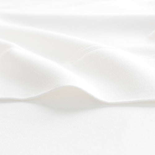 Soft White Flannel Flat Sheet