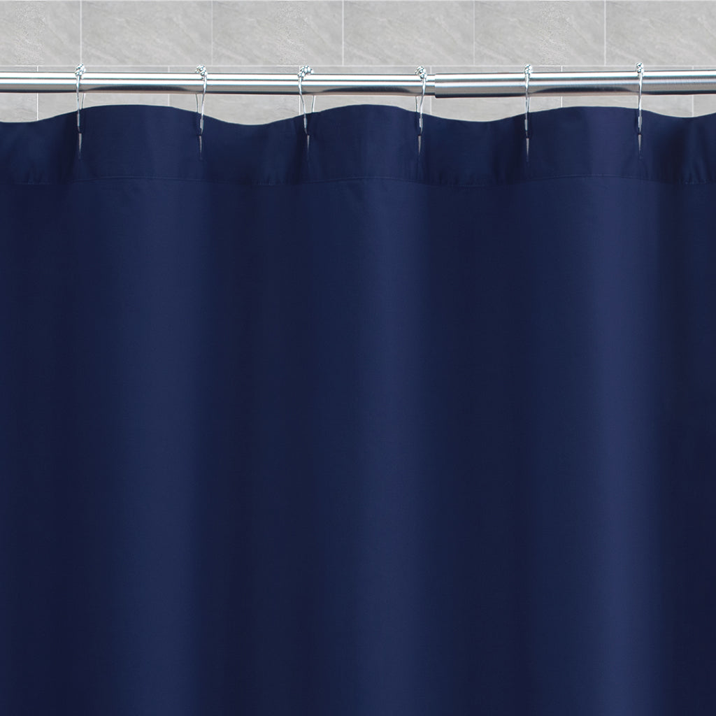 The Navy Blue Shower Curtain