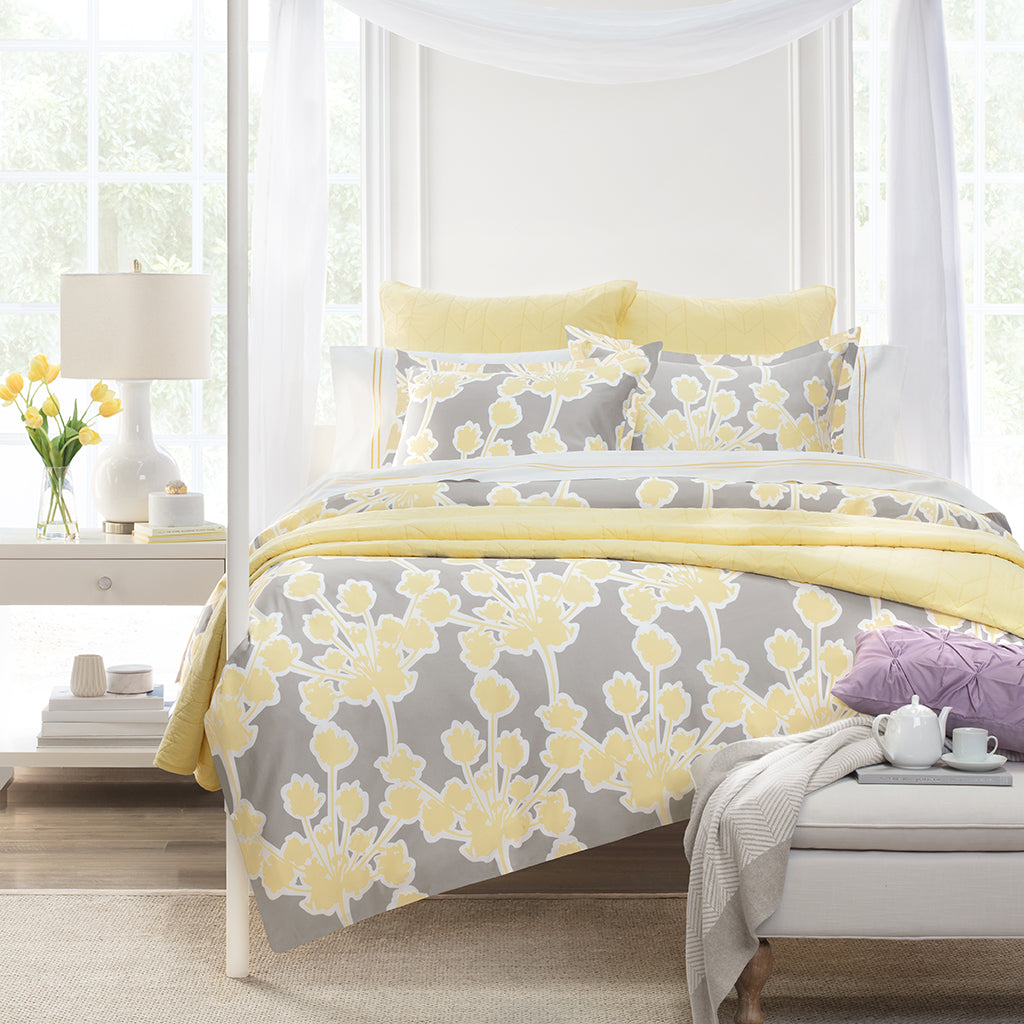 Spring Yellow Ashbury Duvet Cover