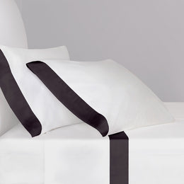 Black Border Sheet Set (Fitted, Flat, & Pillow Cases)