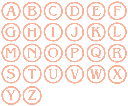 Monogram Font - Stamp