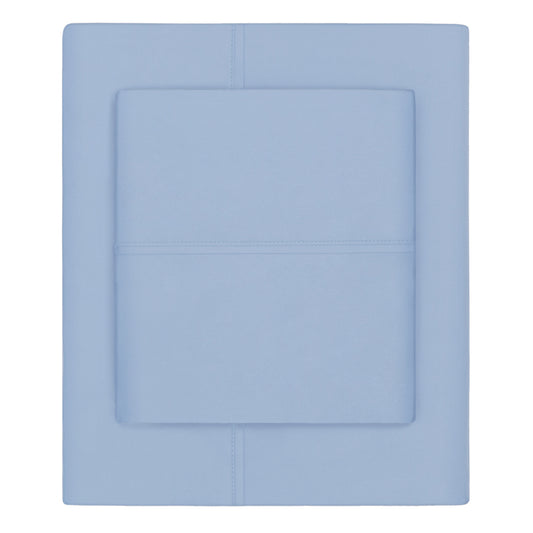 Cornflower Blue 400 Thread Count Sheet Set (Fitted, Flat, & Pillow Cases)