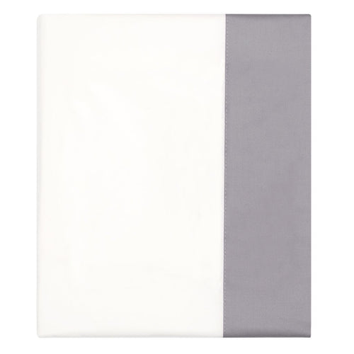 English Grey Border Flat Sheet