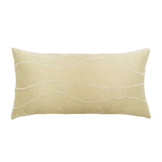 The Gold Waves Throw Pillow