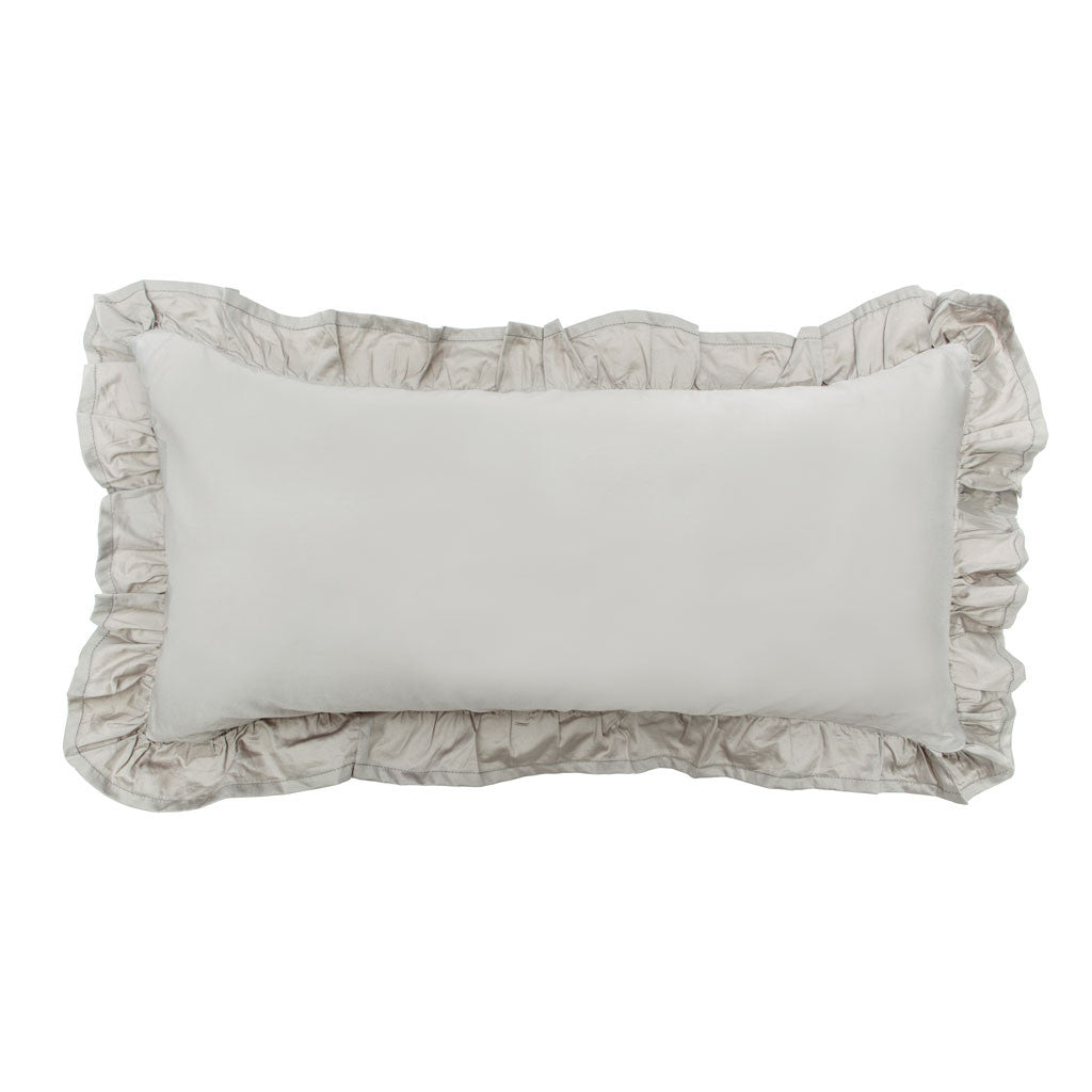 The Oyster Grey Vienna Throw Pillow