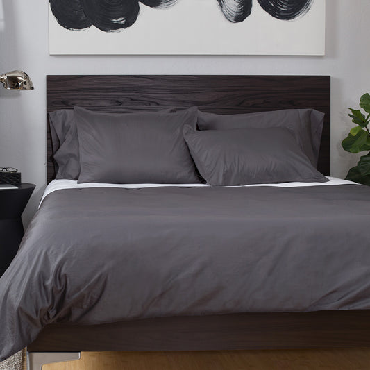 Charcoal Grey Hayes Nova Duvet Cover