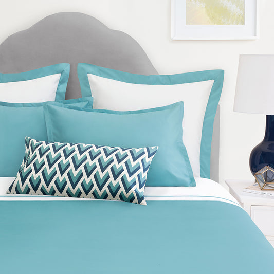 Turquoise Hayes Nova Duvet Cover