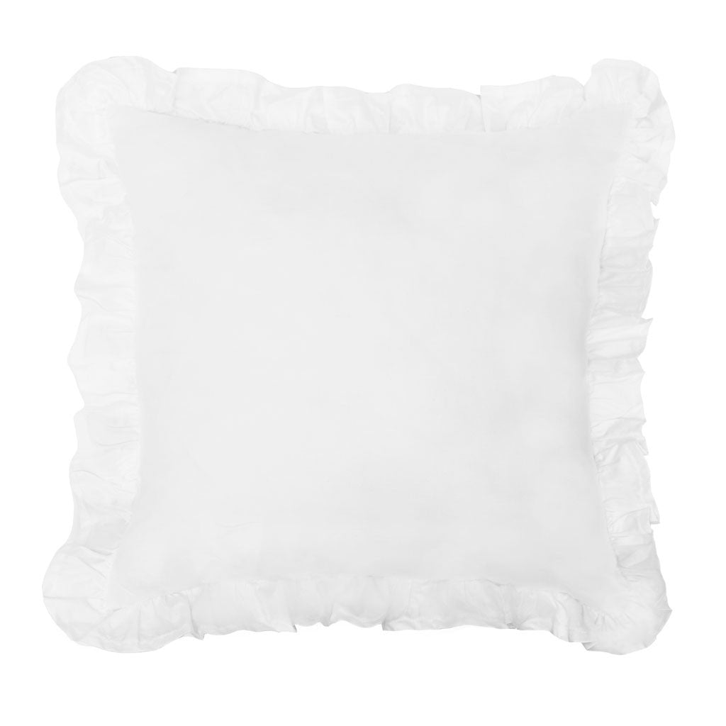 Soft White Vienna Throw Pillow