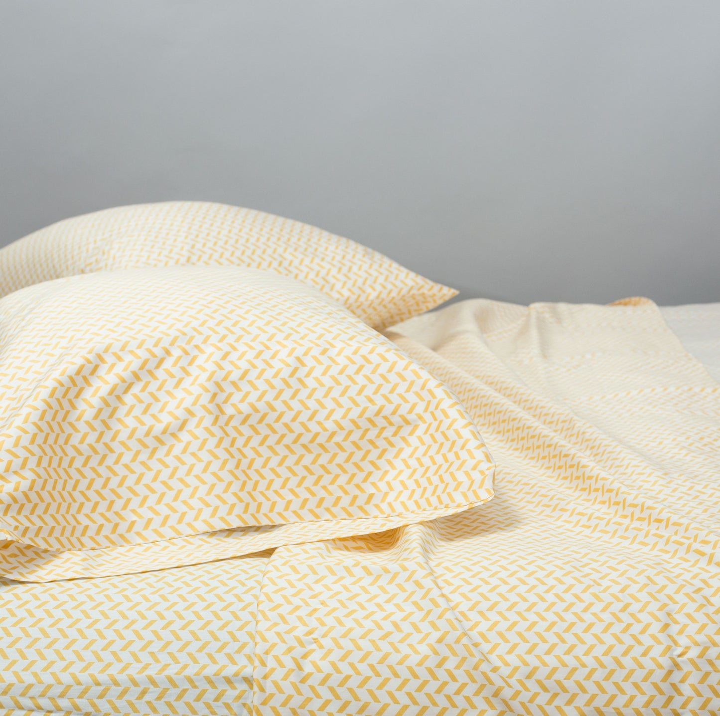 The Yellow Herringbone Sheet Set