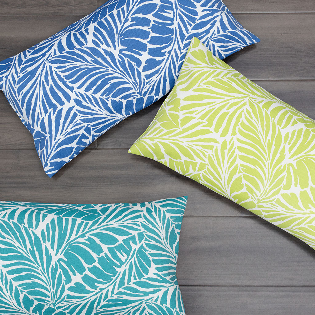 The Lime Islands Throw Pillow