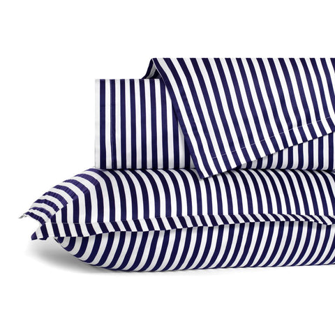The Navy Blue Larkin Striped Comforter