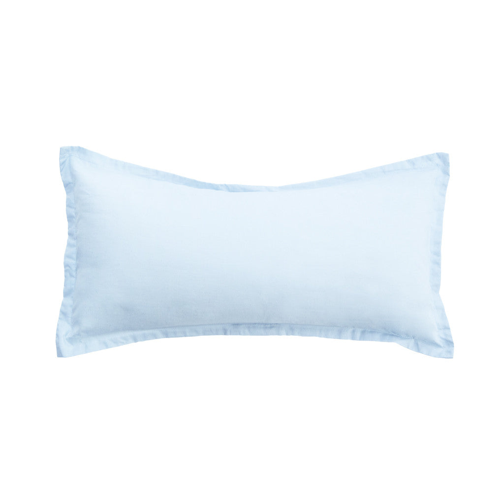 The Light Blue Solid Linden Throw Pillow