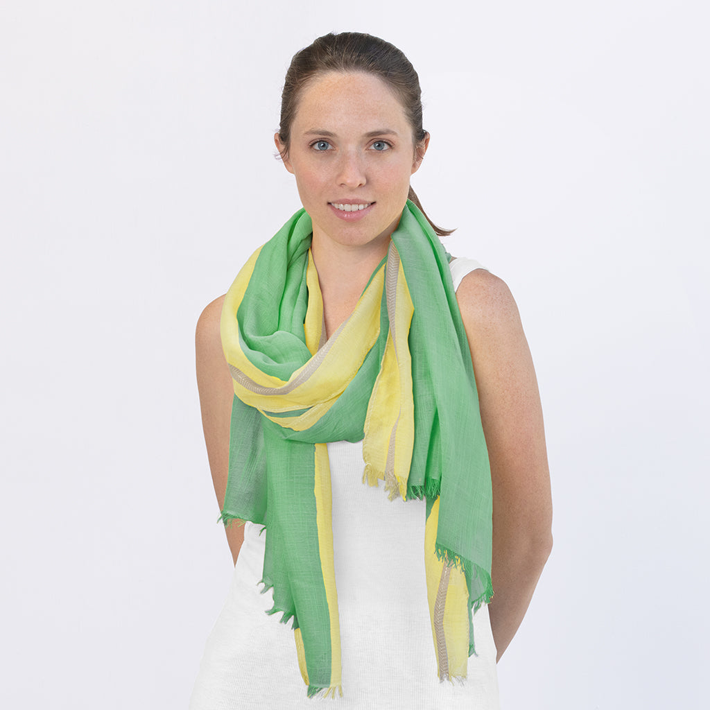 The Lightweight Gauze Scarf