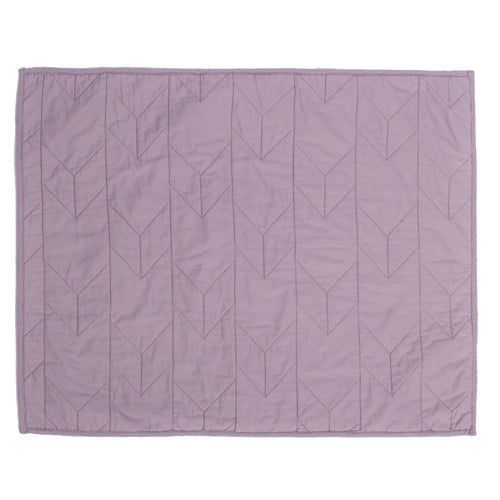 Lilac Purple Chevron Quilt Sham Pair