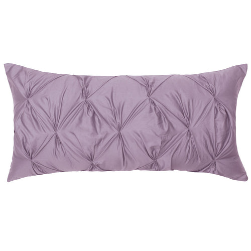 Lilac Pintuck Throw Pillow