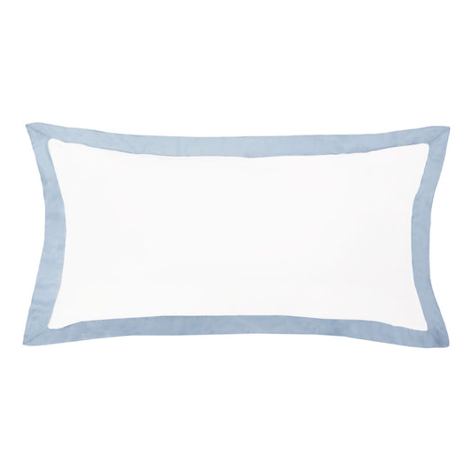 French Blue Linden Throw Pillow