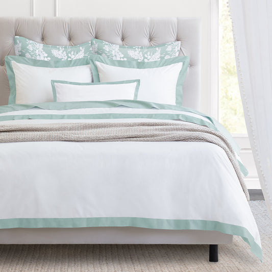 Seafoam Green Linden Duvet Cover