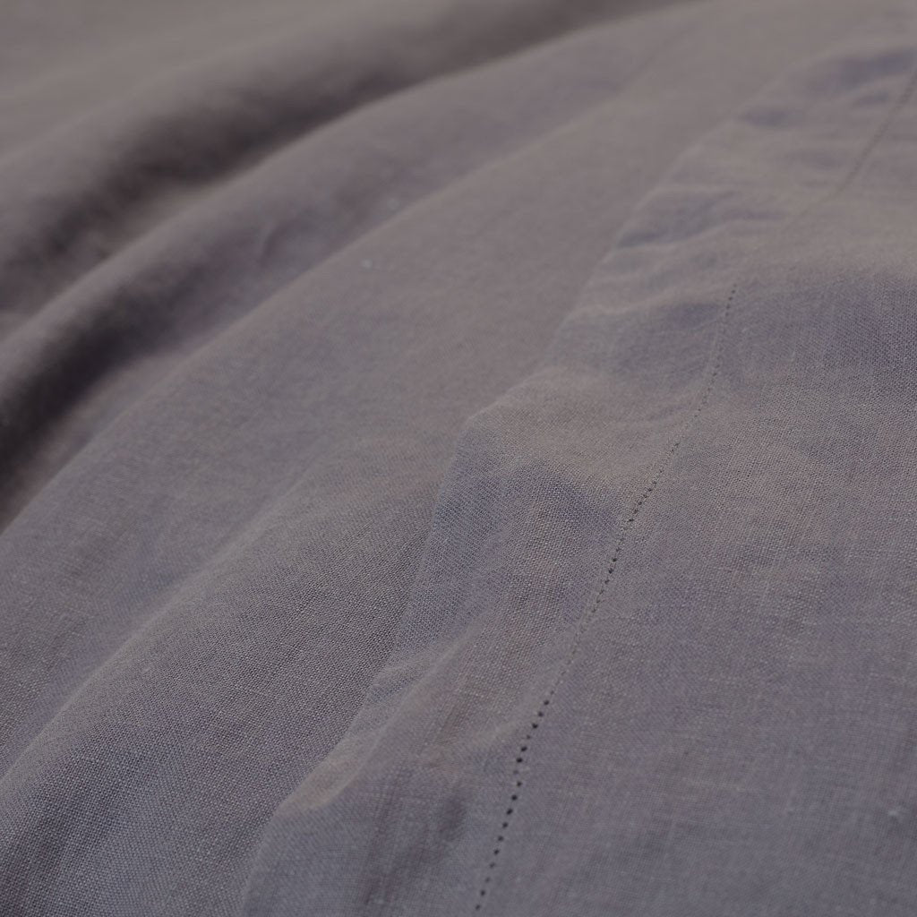 Grey Belgian Flax Linen Sheet Set (Fitted, Flat, & Pillow Cases)