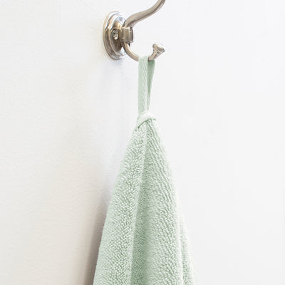 Plush Organic Towel in Pale Sage by Under The Canopy