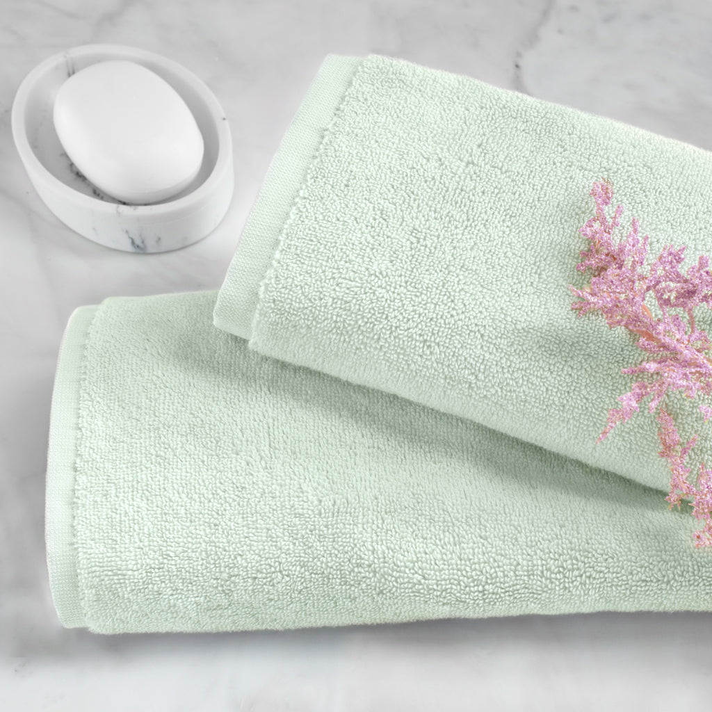 JasmineM Mint Green Kitchen Towels Set of 3, Funny Dish Towels for Kitchen  Decorative, Absorbent Hand Towels for Barthroom Home Decor, Geometric Tea