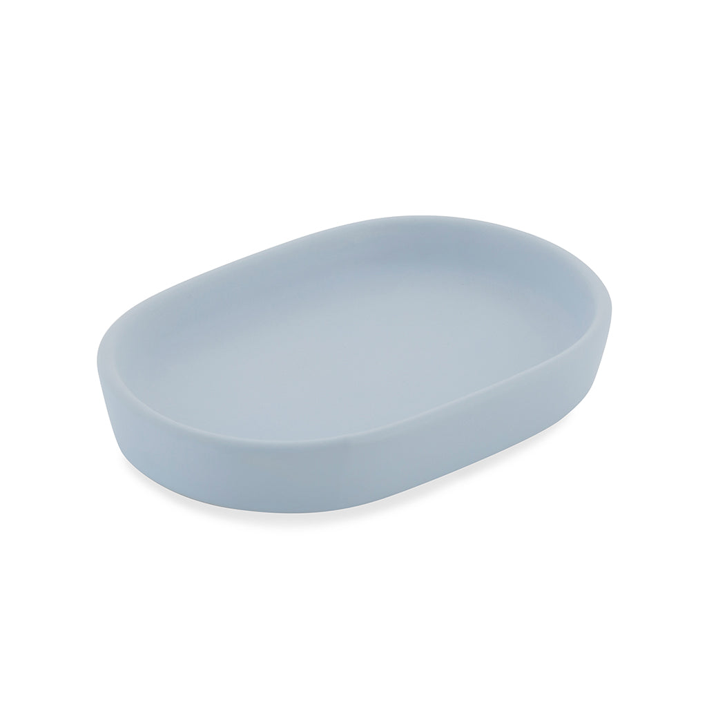 The Modern Matte Blue Ceramic Bath Accessories