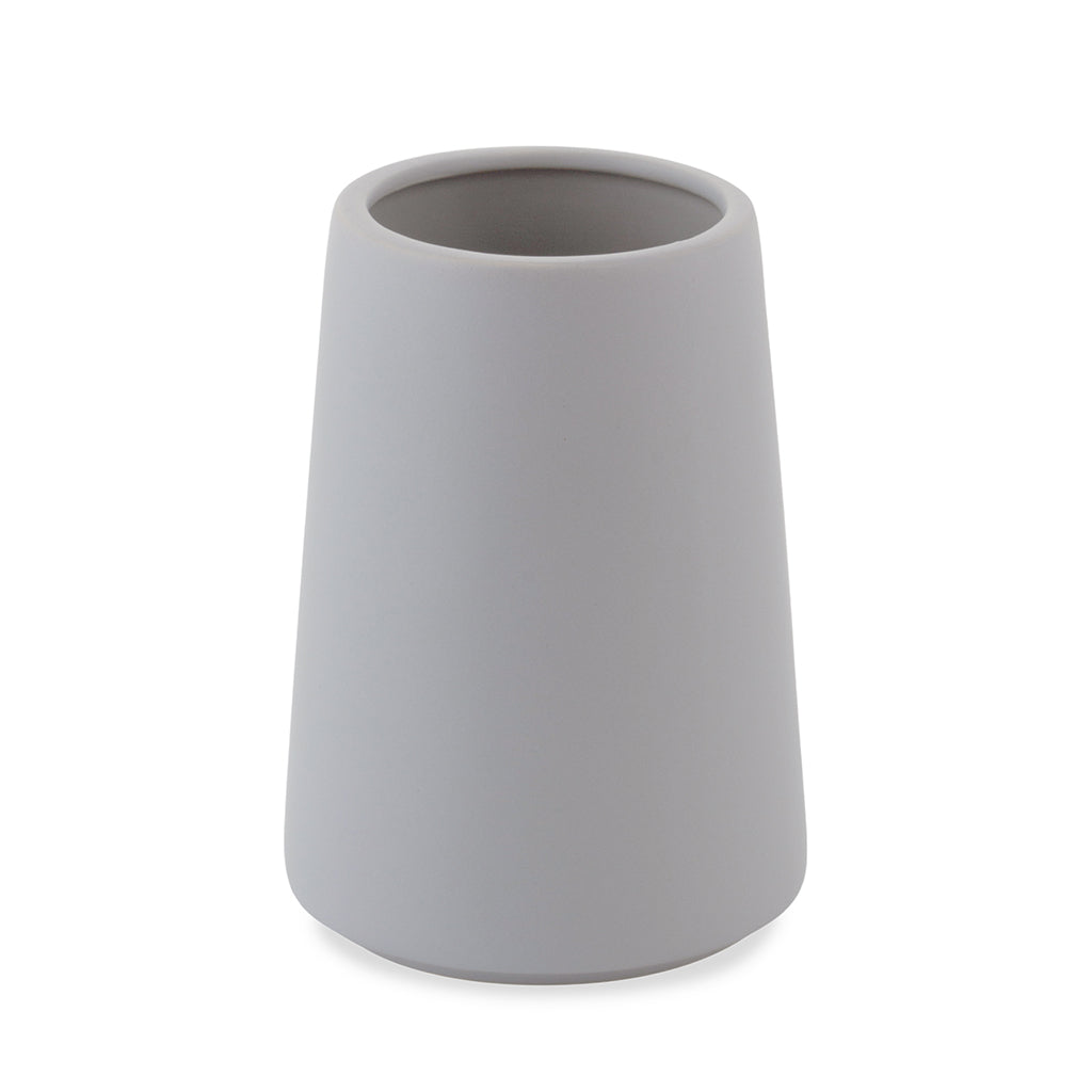 The Modern Matte Light Grey Ceramic Bath Accessories